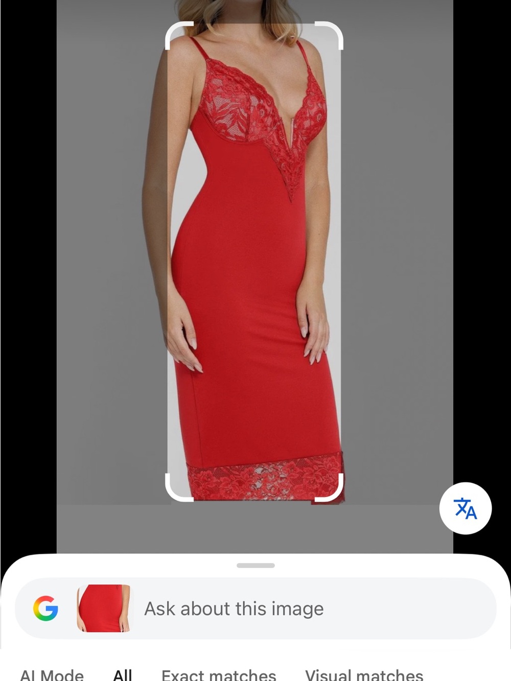 Nwt Popilush Shapewear Built-In Sculpting Lace Trim Midi Slip Dress size XXL